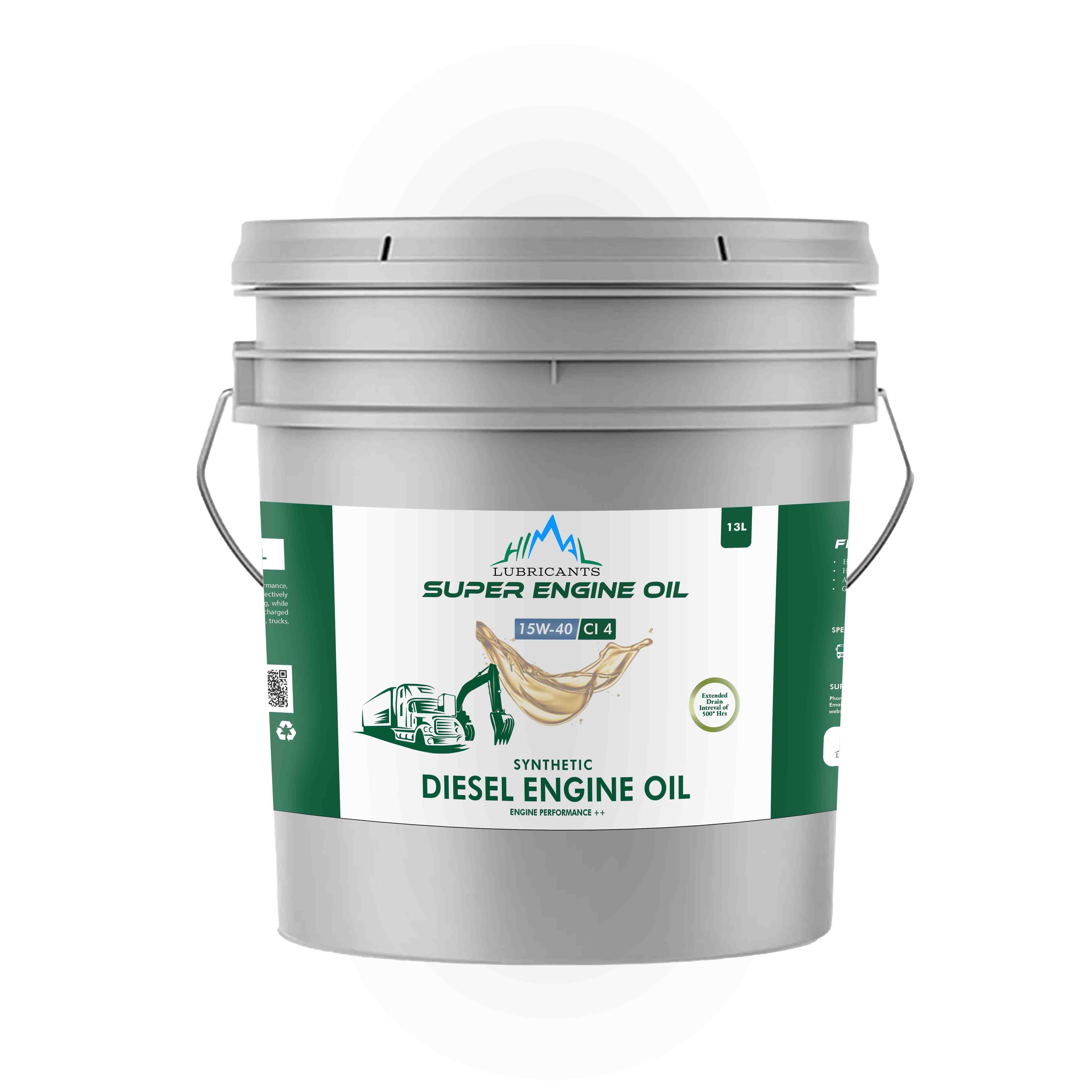Himal 15W40 API CI-4 Diesel Engine Oil 13 Liter Can