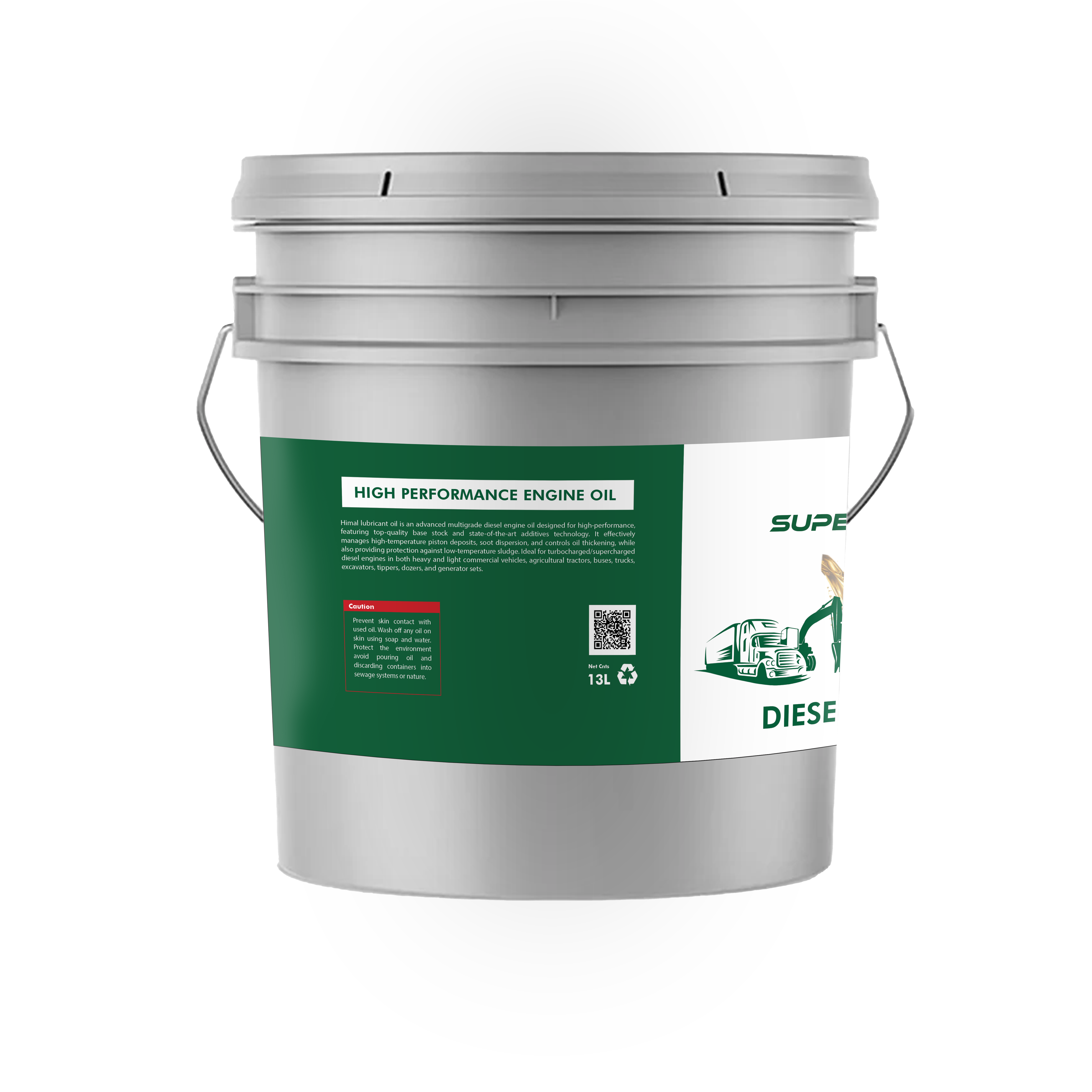 Himal 15W40 API CI-4 Diesel Engine Oil 13 Liter Can